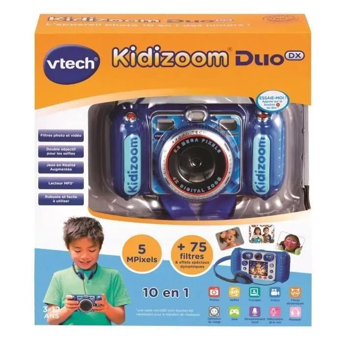 Vtech Kidizoom Duo Dx Bleu - Appareil Photo Pour Enfants - 3