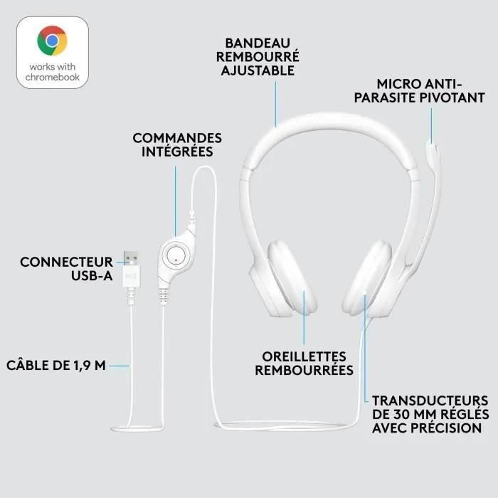 H390 Usb Computer Headset -Off-White-Emea-914 - 6