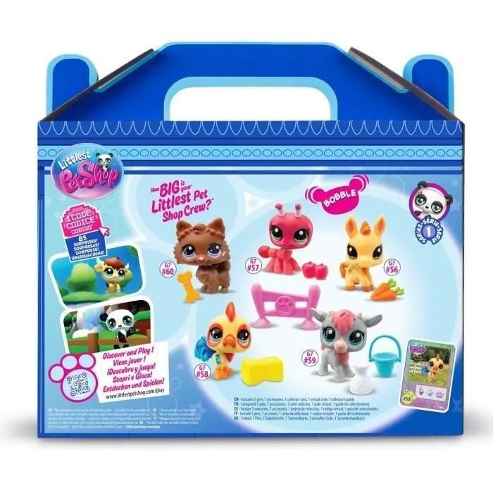 Bandai - Littlest Pet Shop - Collector Set Thème De La Ferme - 5 Animaux Et... - 4