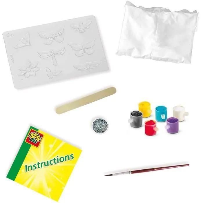 Kit De Moulage En Pl�tre - Papillons Scintillants - 5