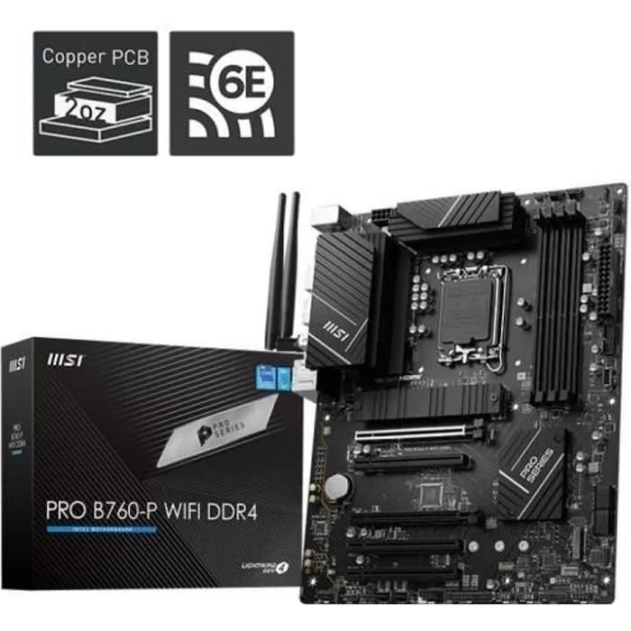 Msi B760 Gaming Plus Wifi - Carte ATX - Socket LGA1700 - B760 - 4 x DDR5 - ...
