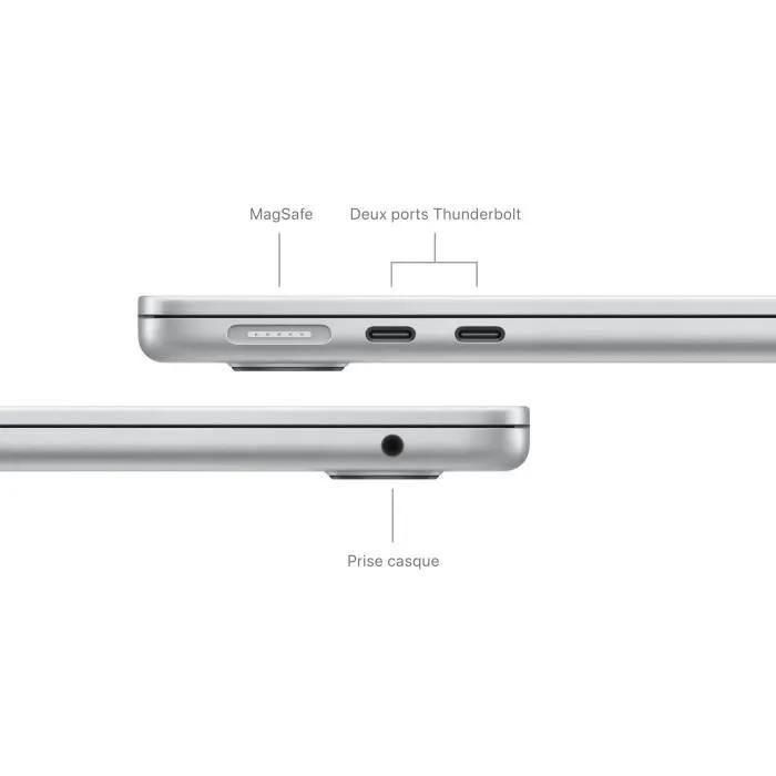 Apple MacBook Air MC8H4FN/A - Dbut 2024 - M3 16 Go RAM 256 Go SSD Argent A... - 4