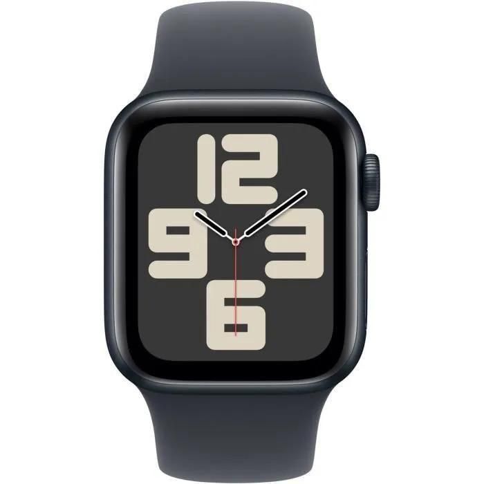 Apple Watch Se Gps (2024) Botier En Aluminium Noir Minuit 40mm Avec Bracel... - 2