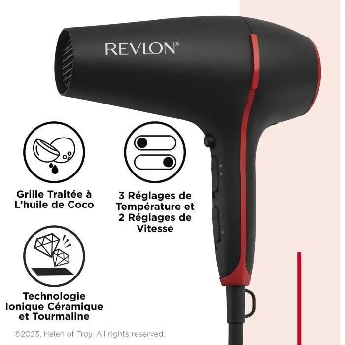 Sche-Cheveux Smoothstay Revlon Rvdr5317e Infus  L'huile De Coco - 5