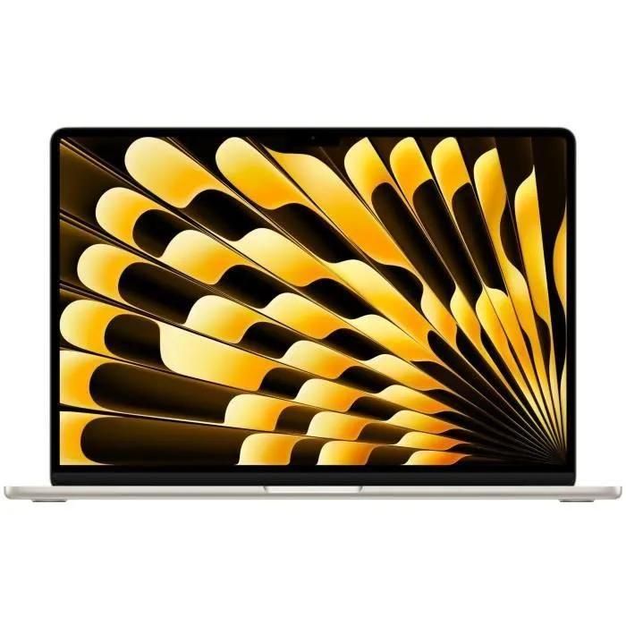 Apple MacBook Air MC9F4FN/A - Dbut 2024 - M3 16 Go RAM 256 Go SSD Beige AZ...