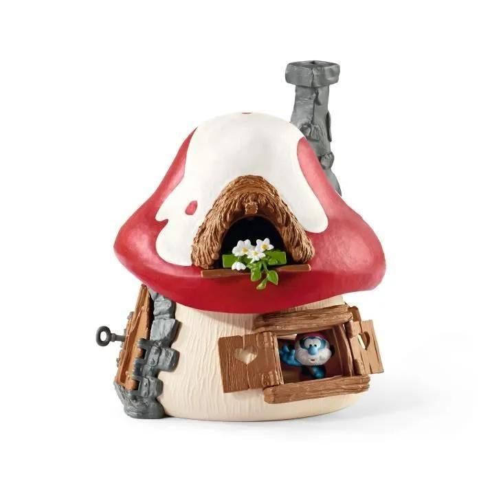 The Smurfs Maison Des Schtroumpfs Avec 2 Figurines - 3