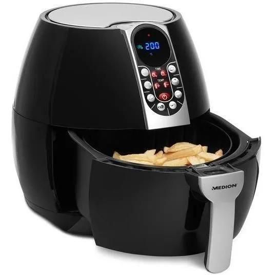 FRITEUSE A AIR CHAUD SANS HUILE - MD 17320 - PANNEAU DE COMMANDE NUMRIQUE ...