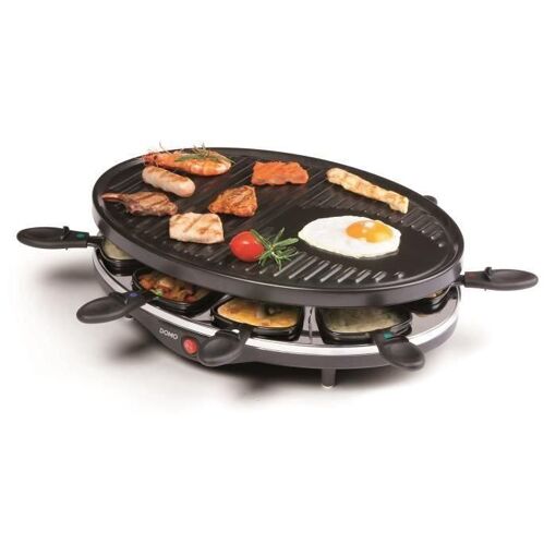 DOMO DO9038G - Raclette/grill - 1.2 kWatt
