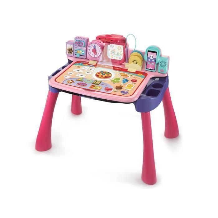 Art Magi Bureau Interactif 5 En 1 Rose