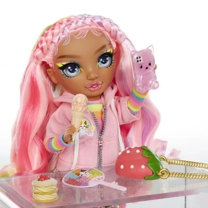 Rainbow High - Sparkle & Shine - Poup�e Mannequin De 27cm - Rose - Jambes A... - 3