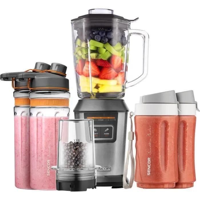 BLENDER SMOOTHIE - SENCOR - SBL 7570SS - 800 W - ARGENT - 4