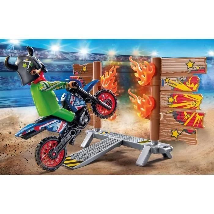 Playmobil Action Heroes 71808 - Duo De Cascadeurs Avec Quad Et Moto - 3