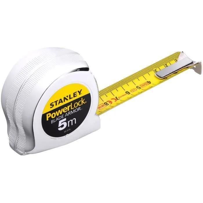 Ruban de mesure PowerLock® Blade Armor 5m STANLEY 0-33514 - 2