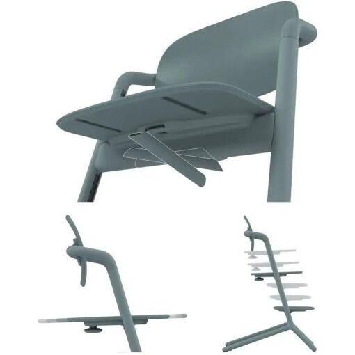Chaise Haute Lemo - Stone Blue - Cybex Gold - 6