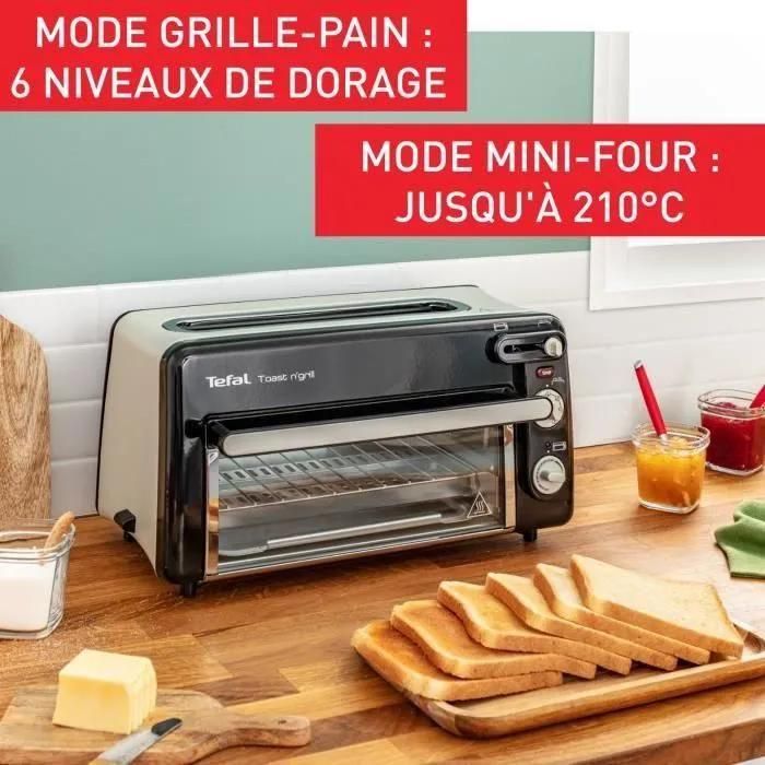 Tefal Toast n' Grill TL 6008 - Four �lectrique/grille-pain - 1.3 kWatt - no... - 3
