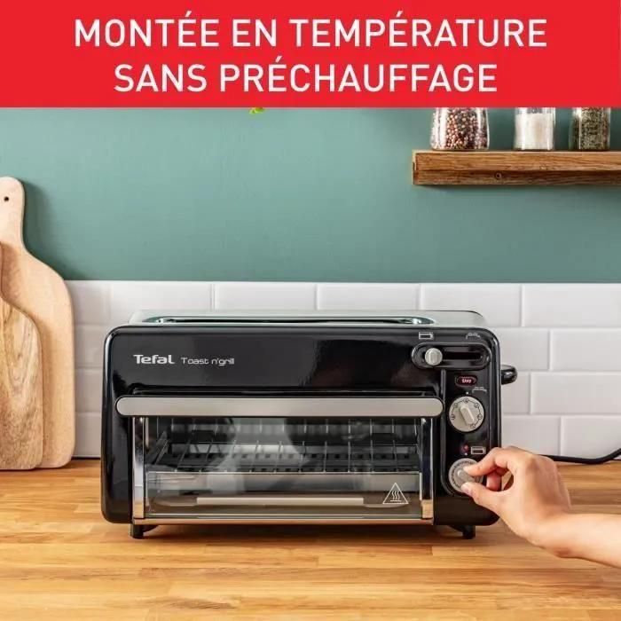 Tefal Toast n' Grill TL 6008 - Four �lectrique/grille-pain - 1.3 kWatt - no... - 4