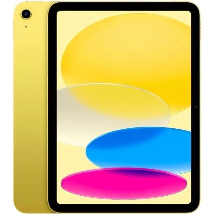 Tablette Apple iPad Wi-Fi 64 Go 10.9 pouces Jaune