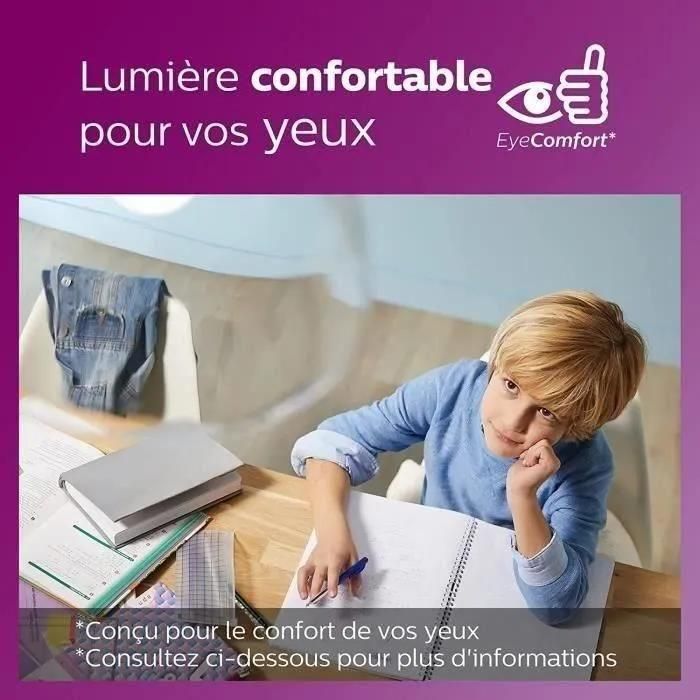 Philips, Pack De 6 Ampoules E27 Led Transparentes 60w, Blanc Chaud - 5