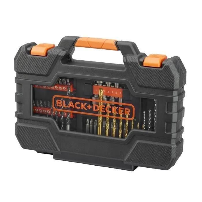 BLACK&DECKER Coffret 76 accessoires perçage vissage A7231 - 4