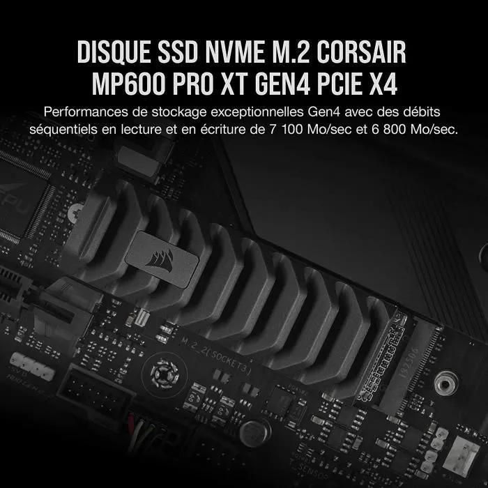 CORSAIR MP600 PRO XT - SSD - chiffr - 2 To - interne - M.2 2280 - PCIe 4.0... - 2