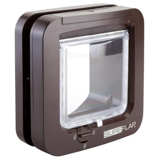 Chati�re Par D�tection De Puce �lectronique Marron Chat - Sureflap