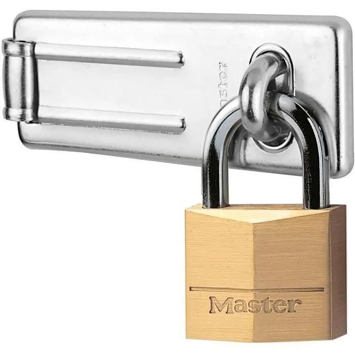 Pack moraillon 703eurd + cadenas laiton 40mm