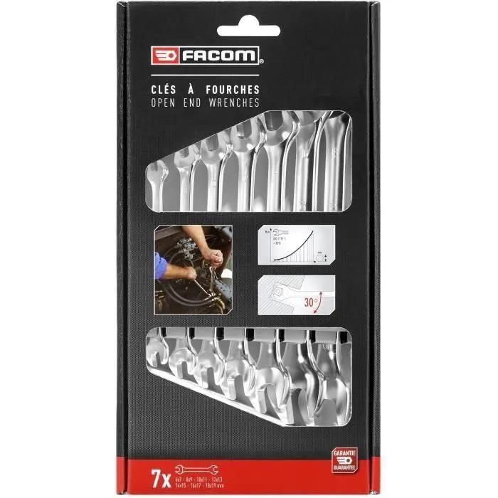 FACOM Jeu de 7 cl�s � fourche PG.44A - 3