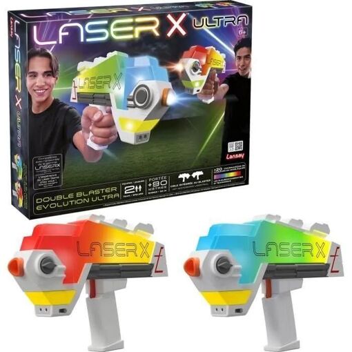 Jeu Laser - Lansay - 87552 - Laser X - Double Blaster Evolution Ultra - 2