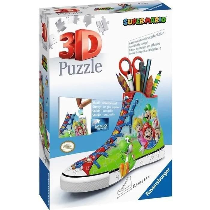 Puzzle Puzzle 3d Sneaker - Super Mario