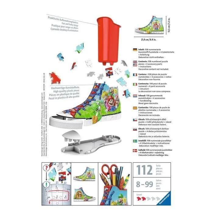 Puzzle Puzzle 3d Sneaker - Super Mario - 2