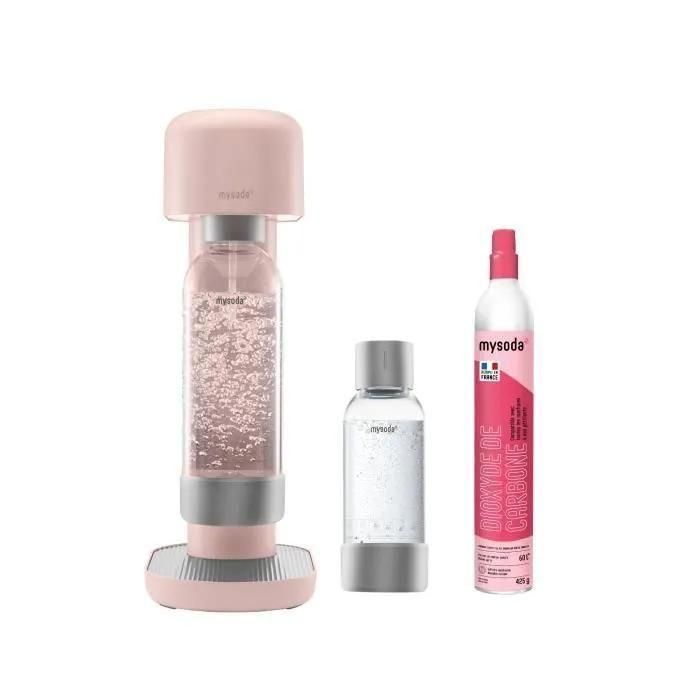 mysoda - machine � gazeifier l'eau + 2 bouteilles - rb003al-lp