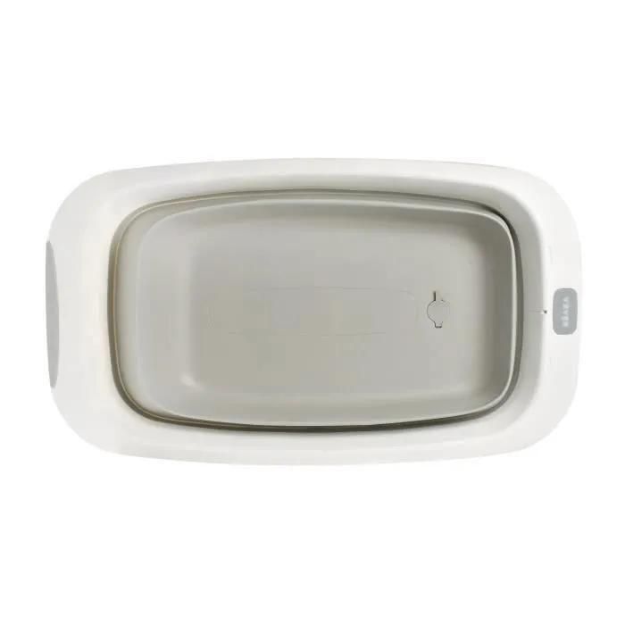 B�aba - Baignoire Pour B�b� Pliable Et Compacte Gris - Bain/Soin - 2