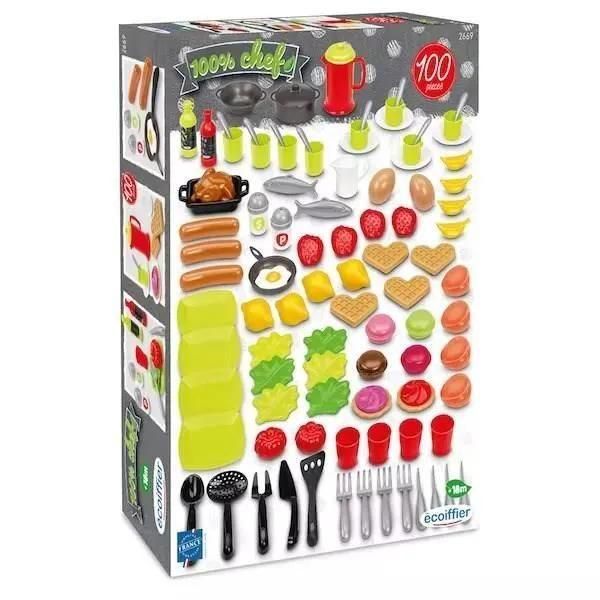 100% Chef Boite Dinette 100 Pi�ces - 2