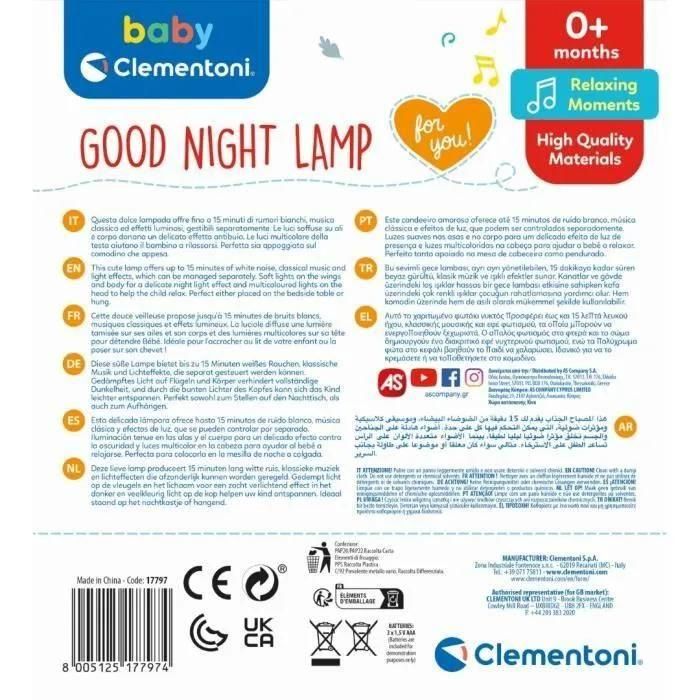 Baby Clementoni For You Veilleuse Luciole - Good Night Lamp - 4