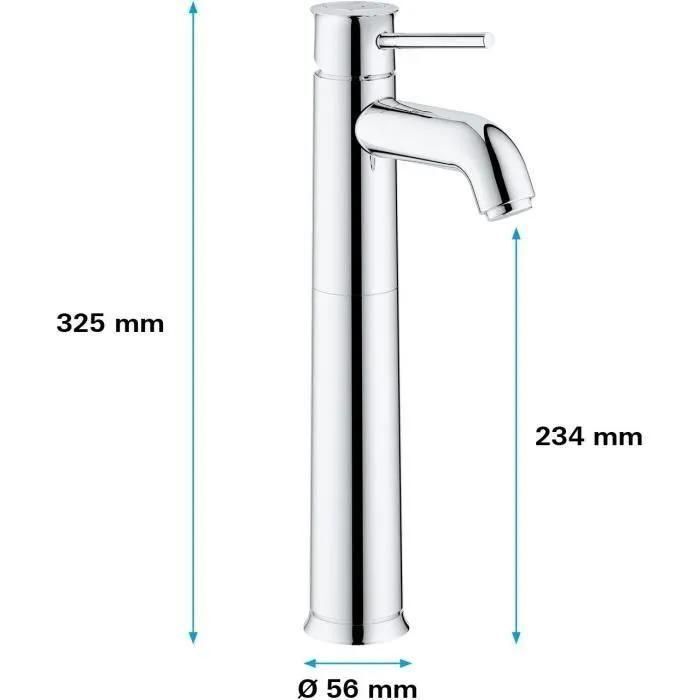 Mitigeur vasque GROHE Start Classic taille XL chrom� - 3