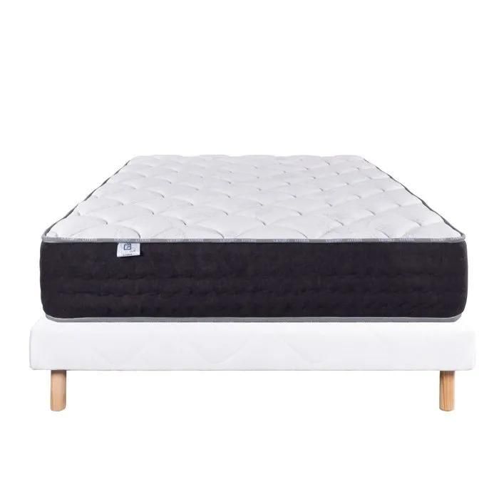 Ensemble Matelas 140x190 Cm, Srnit, 27 Cm, Ressorts Ensachs, Ferme, Fac...
