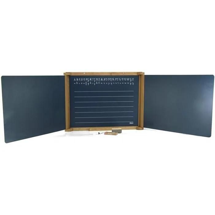 Tableau Triptyque En Bois - Teint� Chene - 3
