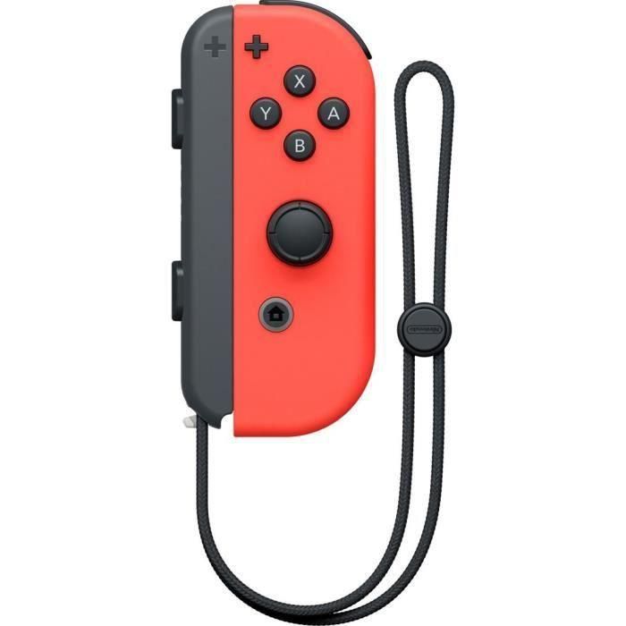 Manette Joy-Con Droite Rouge N�on Pour Nintendo Switch