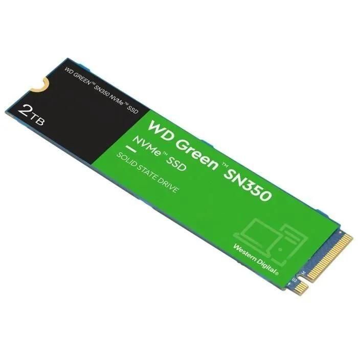 WD Green SN350 NVMe SSD WDS200T3G0C-00AZL0 - SSD - 2 To - interne - M.2 228... - 3