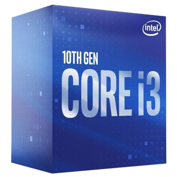Intel Core i3 10100 - 3.6 GHz - 4 curs - 8 filetages - 6 Mo cache - LGA120...