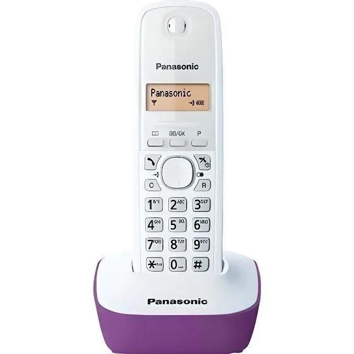 Panasonic KX-TG1611FRF - T�l�phone sans fil avec ID d'appelant - DECT\GAP -... - 2