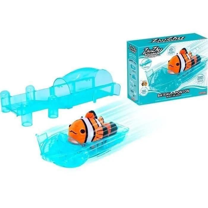 Univers Miniature - Lansay - 51002 - Zhu Zhu Aquarium : Bateau + Ponton - 3
