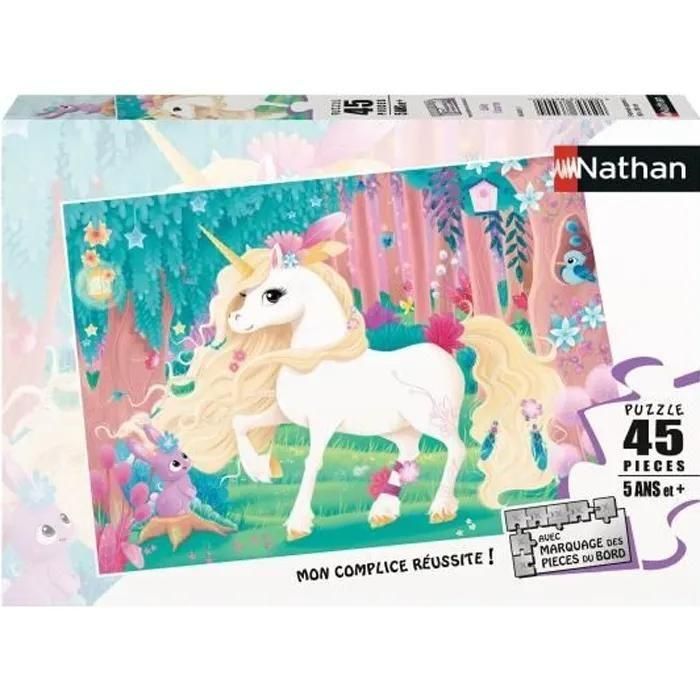 Puzzle N Nathan Puzzle 45 P - Jolie Licorne