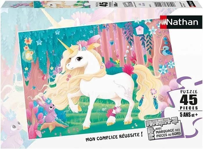 Puzzle N Nathan Puzzle 45 P - Jolie Licorne - 2