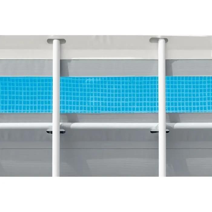 Piscine tubulaire rectangulaire Intex Prism Frame Clearview 4 x 2 x 1,22 m - 3