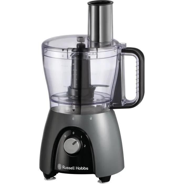 Robot culinaire - RUSSEL HOBBS - Desire Matte Charcoal - 600 W - 2 vitesses... - 2