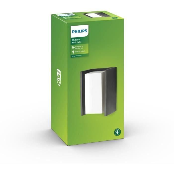 Applique Murale Bridge Philips - 1x15w - Anthracite