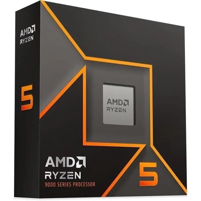 AMD Ryzen 5 9600X - 3.9 GHz - 6 curs - 12 fils - 32 Mo cache - Socket AM5 ...