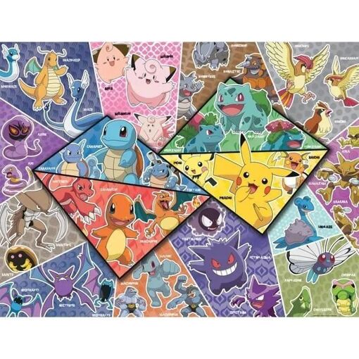Puzzle N Nathan Puzzle 2000 P - Les 16 Types De Pokémon - 2