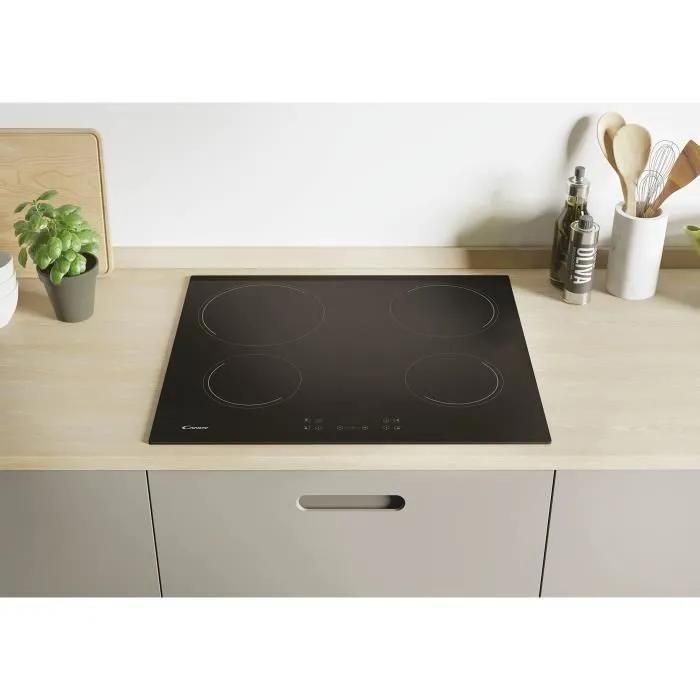 Candy CH64CCB Vitroc�ramique Noir - 4 foyers - 3